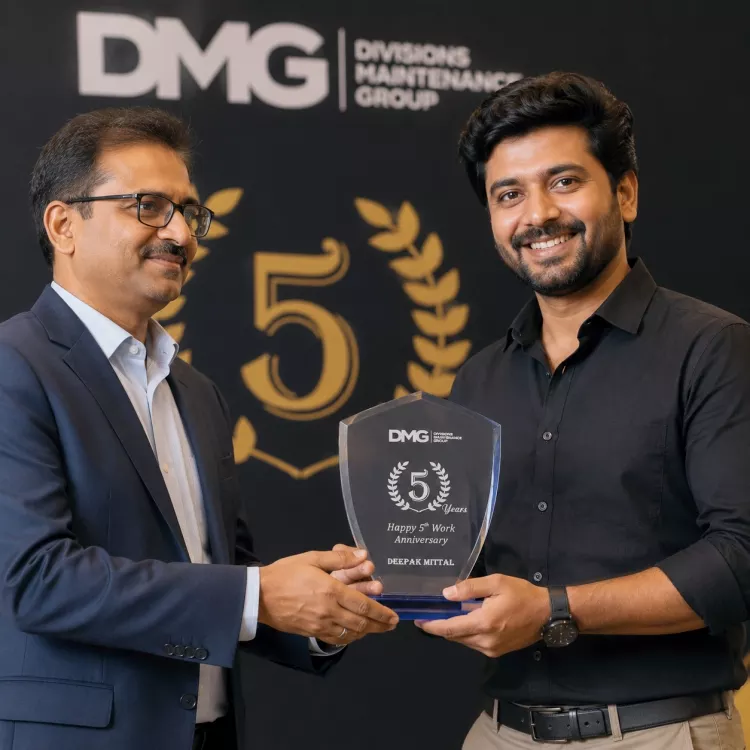 Crystal Milestone Excellence Trophy